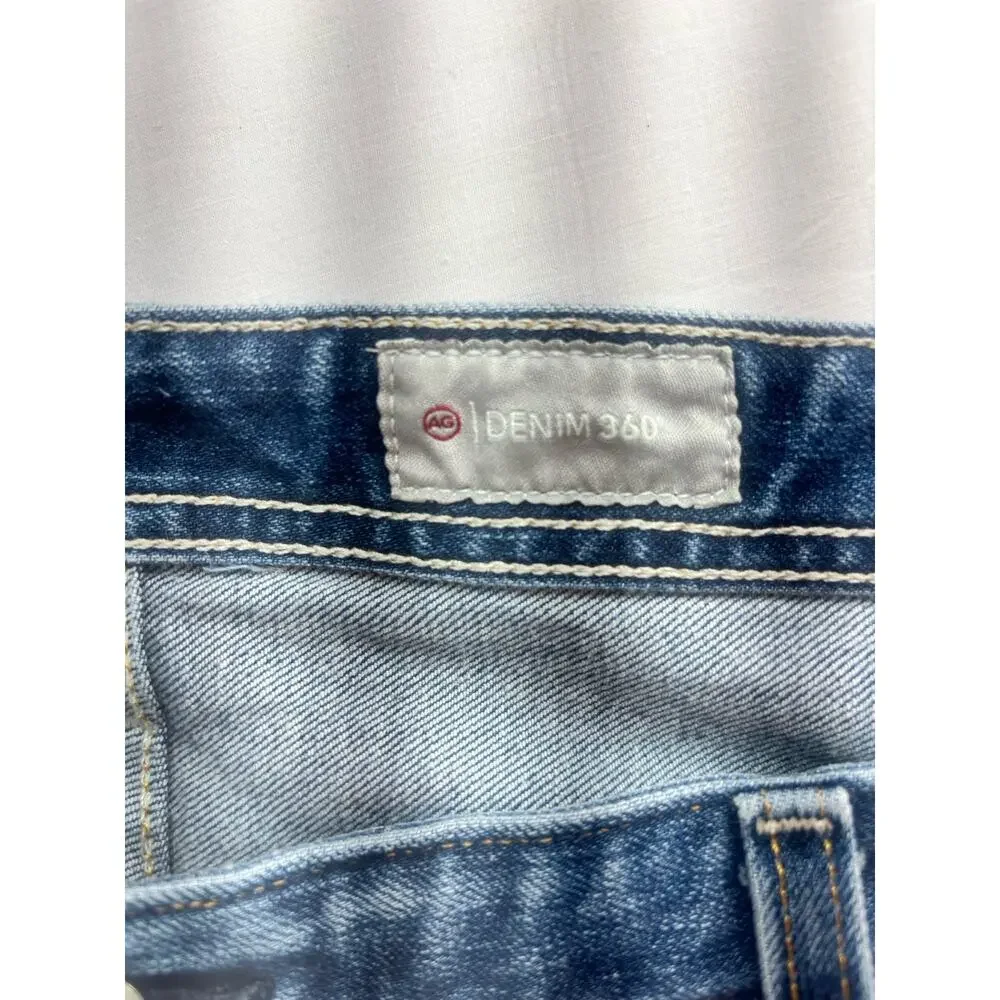 AG Adriano Goldschmied The Everett Jeans Mens 38R Slim Straight Blue Medium Wash